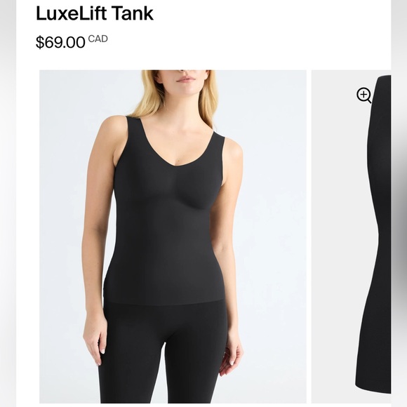 Knix Luxe Lift Purple Tank - Picture 1 of 7